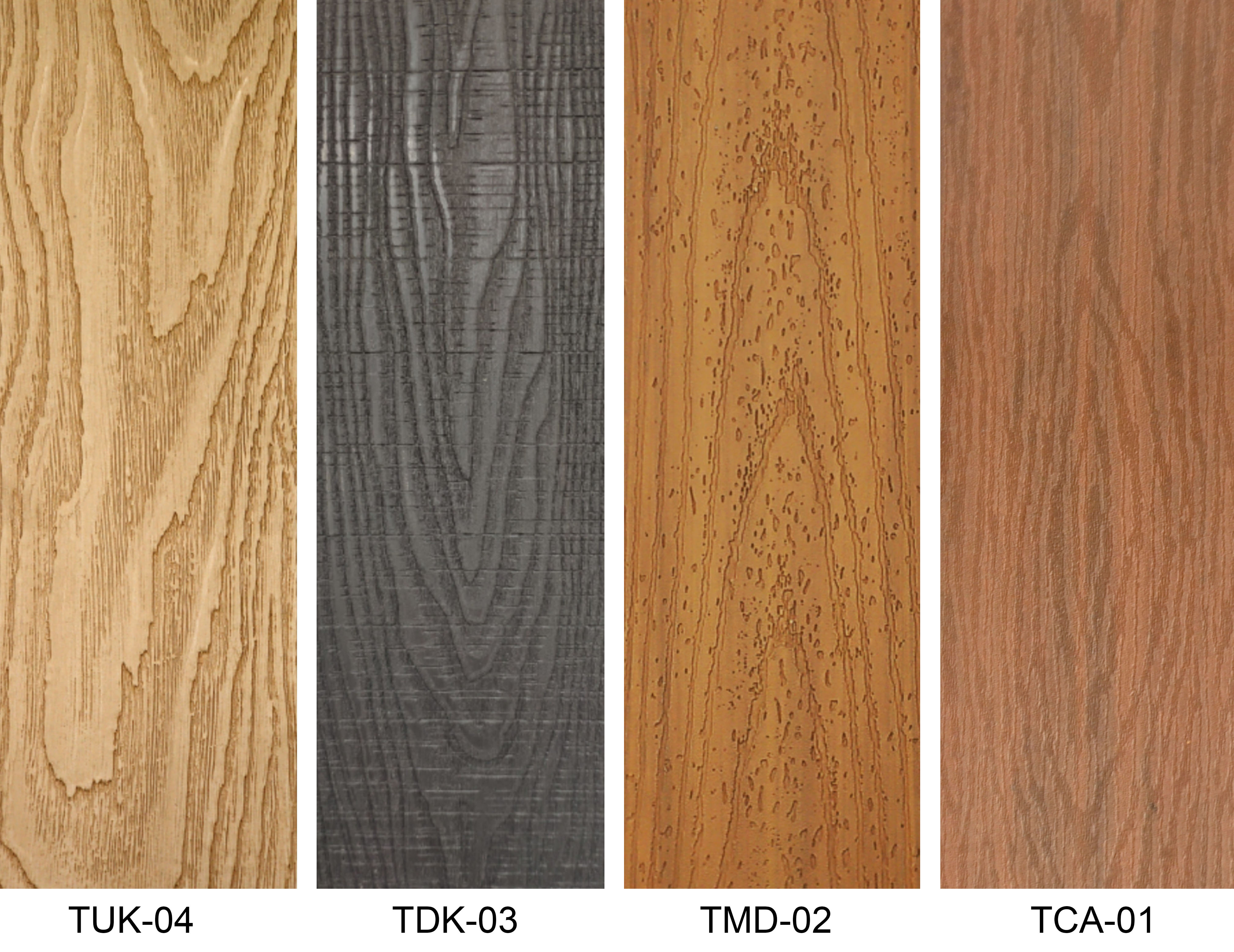 Modern Design Wood Texture Outdoor Wall Decorative Plate for Exterior Decoration