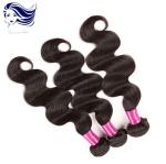 Jet Black Virgin Peruvian Hair Extensions , No Shedding Hair Extensions