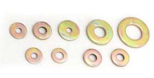 Quality Large Diameter Steel Fender Washers , Hardened Flat Washer M3 - M52 Size wholesale