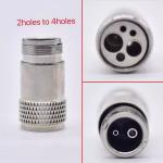 2 Hole-4 Hole Low Speed Handpiece Adaptor Dental Equipment OEM