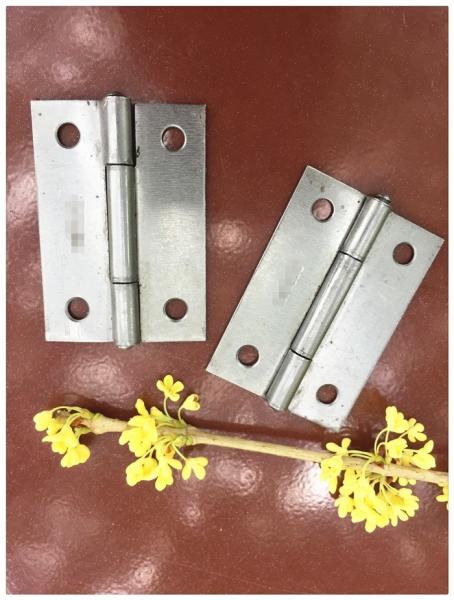 Anti - Rust Oil Painting Metal Door Hinges Small Size Bright Color High