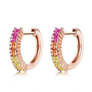 Quality Rainbow Sterling Silver Jewelry Earrings wholesale