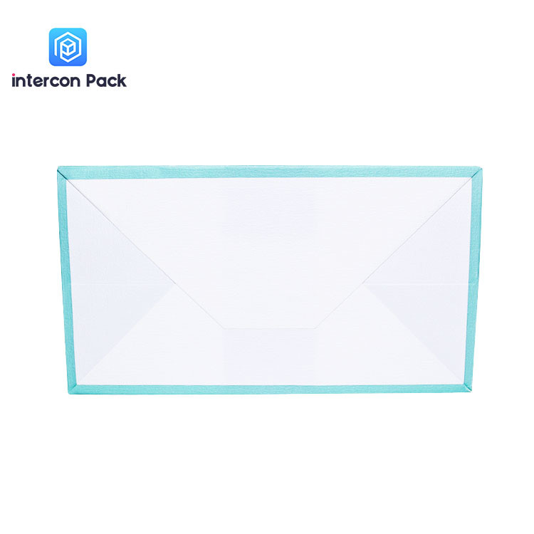 Gift Package White Kraft Shopping Bags Glossy Lamination Custom Logo