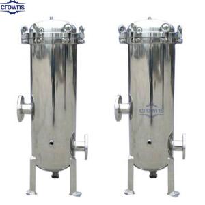 China Stainless Steel Multi Bag Water PP Cartridge Filter Housing 20 Inches 5 Cores For Water Treatment on sale
