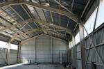 Steel Structure Warehouse Shed Painting / Galvanizing Prefab Metal Building Kit