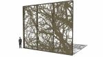 Separator Room Divider Screen Panels Board Aluminium Folding Design