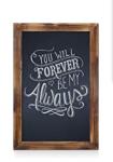 Portable Wooden Frame Board , Wooden Message Board Recyclable Feature