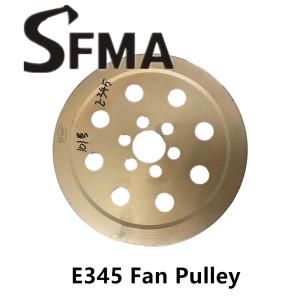 Quality Iron OD266 8 Groove Pump E345 Engine Fan Pulley wholesale