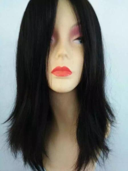 12 Inches Big Layer Jewish Wigs European Virgin Hair Natural Color Silky