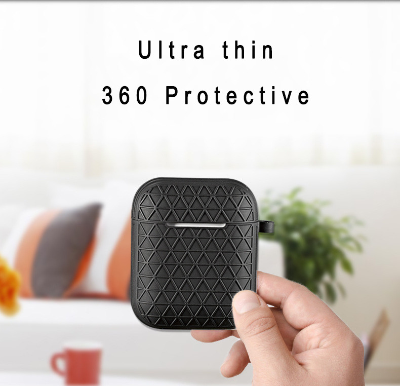 Soft TPU Skin Airpod Case Cover Portable Protective Shockproof Premium Accessories for 2019 Apple AirPod Charging case 2
