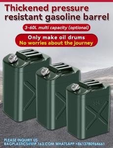 Quality Metal 60 Liter Jerry Can 60l Steel Jerry Cans Gasoline Tank Jerry Gas Can Holder Metal Lockable Jerry Can Mount Rack wholesale