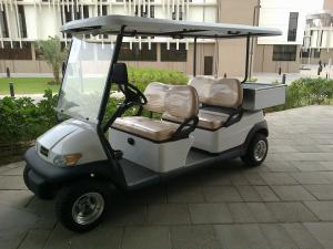 Quality Four Seater Electric Utility Carts , Custom Street Legal Golf CartsAluminum Box wholesale