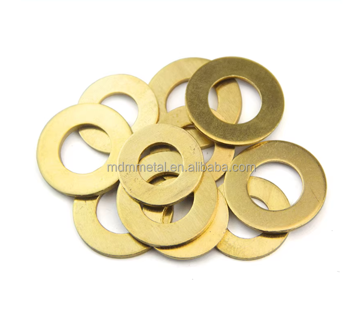 100% QC Inspection Custom Thin Flat Gasket Stainless Steel Washer Brass shim car washer