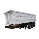 Carbon Steel BPW Dump Semi Trailer Vehicle 50t Payload 3 Axles