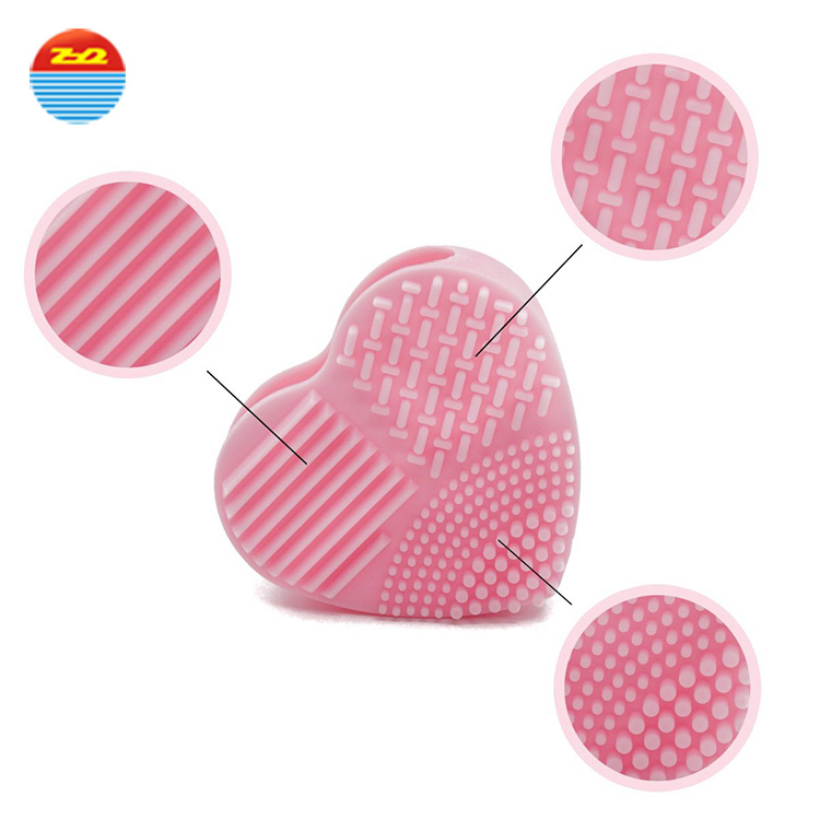 Household Items Dish Wash Scrubber , Heart Shaped Dish Cleaning Brush