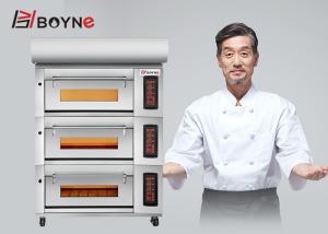 Quality 3 Deck 9 Tray Gas Commercial Bakery Oven For Bread wholesale