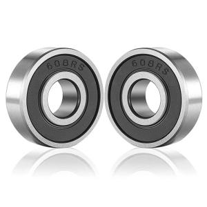 Quality Double Rubber Sealed Miniature Deep Groove Ball Bearings 8x22x7 608 2RS Ball Bearings wholesale