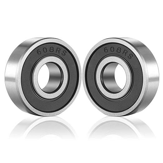 Double Rubber Sealed Miniature Deep Groove Ball Bearings 8x22x7 608 2RS Ball