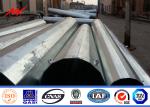 132KV 18m-36m Bitumen Steel Utility Power Poles for Ghana High Voltage Power