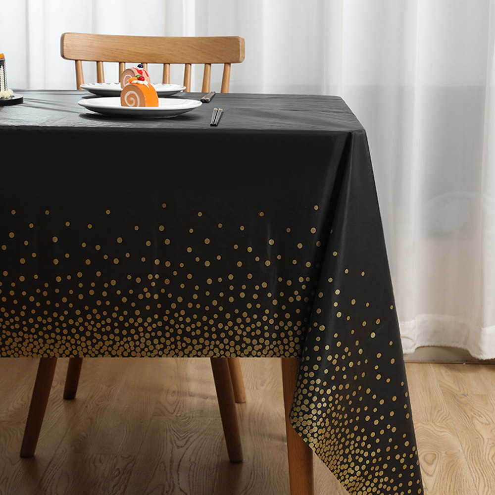 Disposable PEVA Printed Tablecloth For Christmas Party
