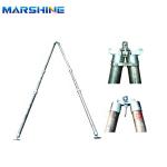 High Strength Aluminum Alloy A-Shape Tubular Gin Pole For Tower Erection Work