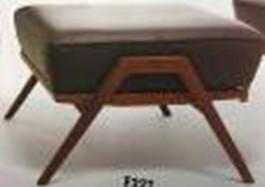 Quality America style mid century wooden leg ottoman wholesale