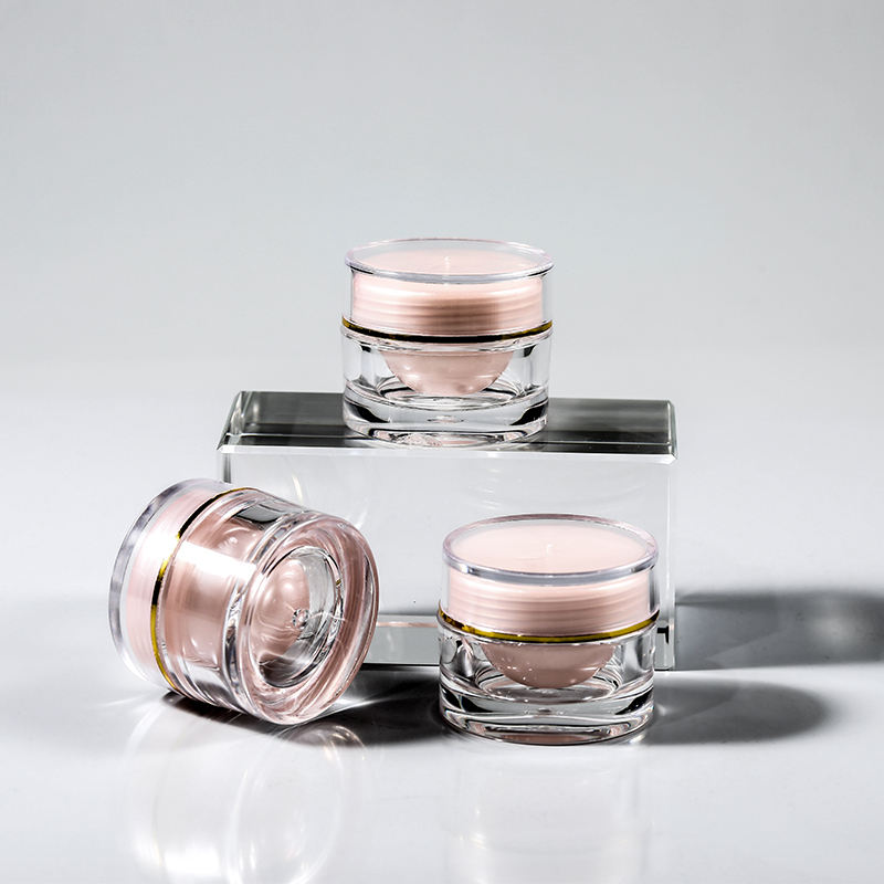 Pink Face Mask Cream Jar Cosmetic Packaging Jar 30G For Beauty
