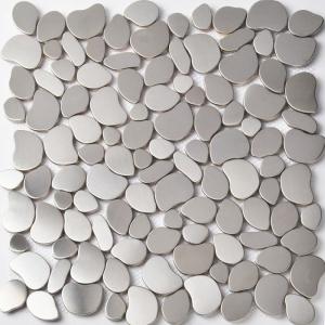 Quality Commercial Pebble Metallic Mosaic Tiles Mosaic Pieces For Shower Floor wholesale
