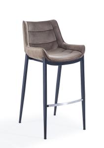 Quality PU Black Painted Frame 75cm Leisure Modern Bar Chair wholesale