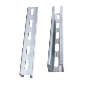 Quality 40g-275g/M2 Hot Dipped Galvanized Strut Channel ±0.02mm Tolerance wholesale