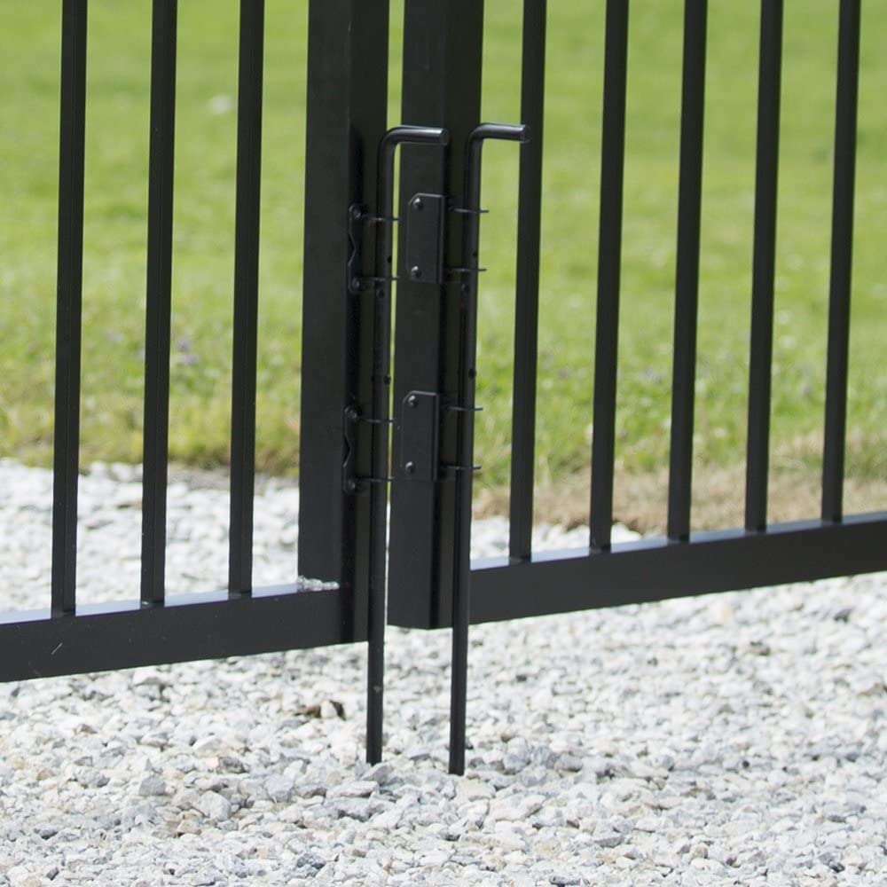 Outdoor Living Heavy Duty Drop Rod Tube Gate Anchor with Powder Coated Stainless Steel