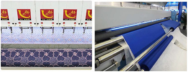 32 Heads 64 Needles Embroidered Quilting Machine For Garments
