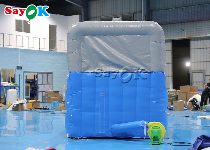 Small Inflatable Slide Toddler PVC Inflatable Shark Wet And Dry Slide For Amusement Park