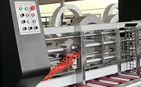 Automatic 3000mm Carton Folder Gluer Machine Gluing And Stitching All In One