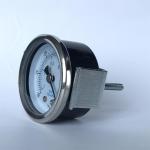 U Clamp Vacuum Pressure Gauge 50mm Brass Internals 1 Bar Pressure Gauge
