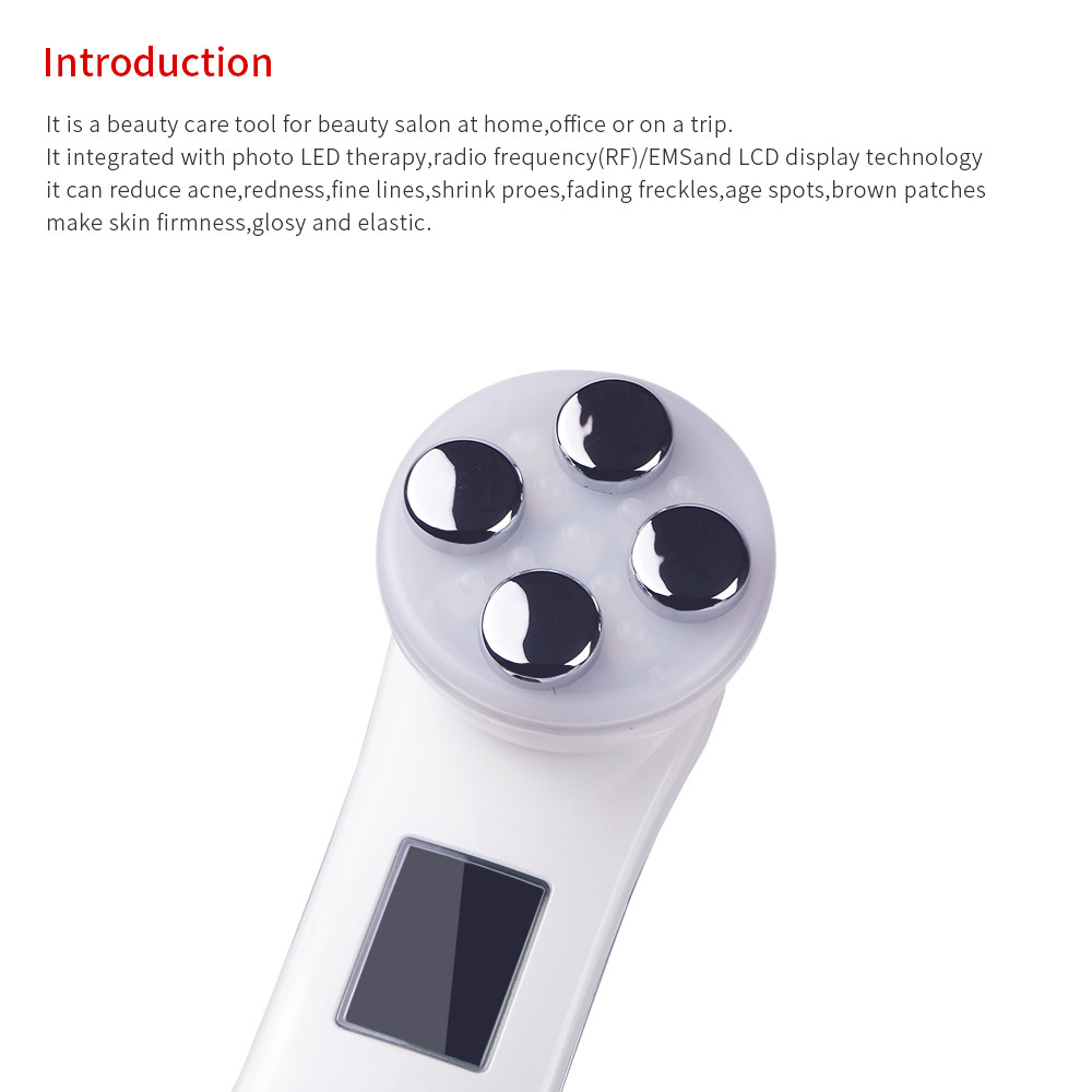 5 in 1 RF&EMS Radio Mesotherapy Electroporation Face Massager