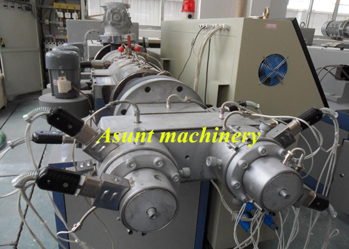 High Speed Extrusion Double Screw PVC Pipe Making Machine 45kw - 230kw