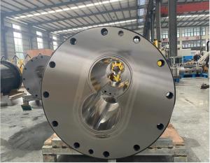 Quality JSW Co Rotating Twin Screw Barrel Extruder Combi Barrel Screw Segments For PPE Products wholesale