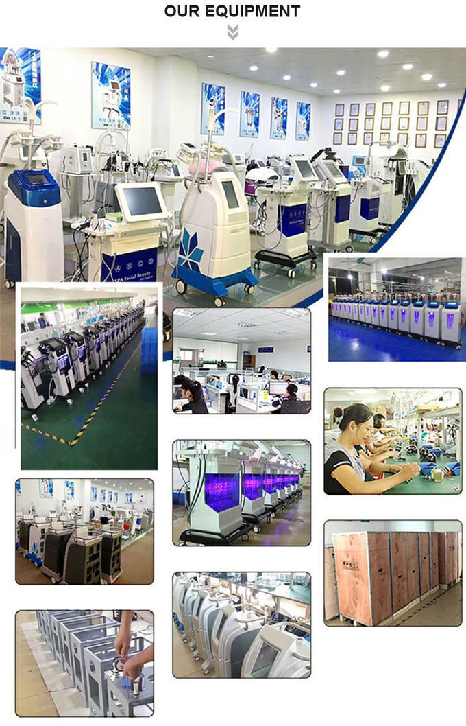 Simultaneous Vertical HIFU Face and Body Contouring Beauty Machine with Adjustable Energy