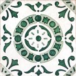 Patterned Retro Bathroom Floor Tile PVC Self Adhesive