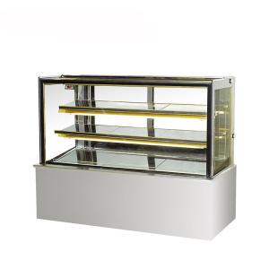 Quality Commercial 290L Flat Glass Countertop Display Chiller wholesale