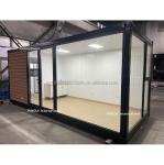 Galvanized Steel Bending 180g Prefabricated House 20ft Steel Structure Sunshine