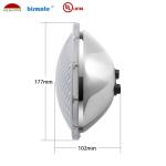 White Color Low Voltage 12v led pool bulb 316L stainless steel with Anti UV PC