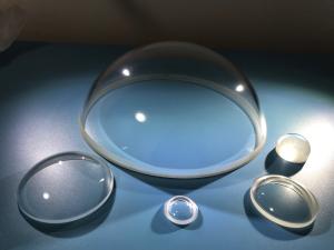 Quality Polished Synthetic Sapphire Optical Windows Glass Quartz / BK7 Dome Lens wholesale