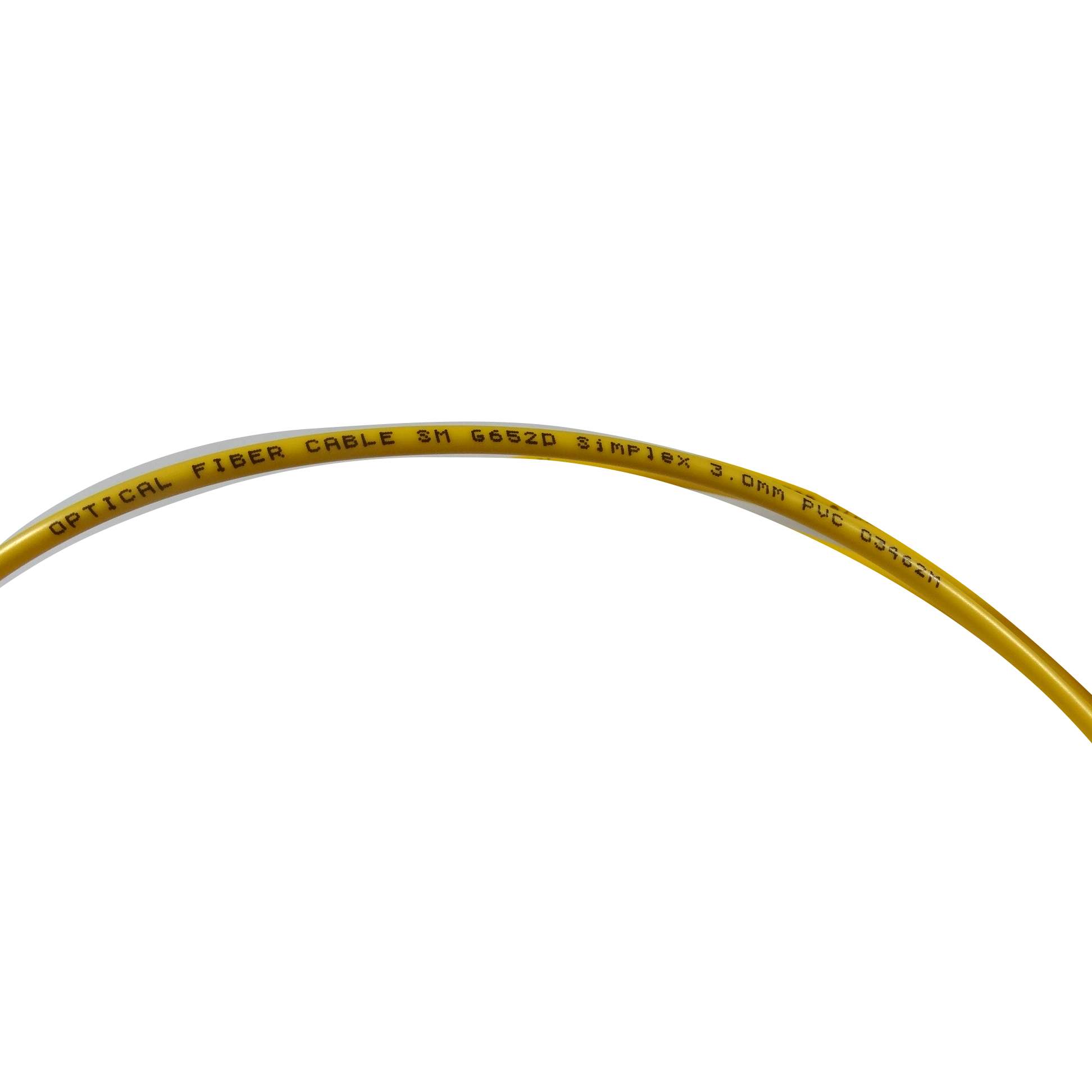 Dia 3mm 1550nm Fiber Optic Patch Cord G657A1 SC UPC Single Mode Simplex 1