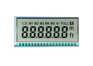 Quality Transmissive Customized Lcd Monochrome Display 6 Digit 3.6V wholesale