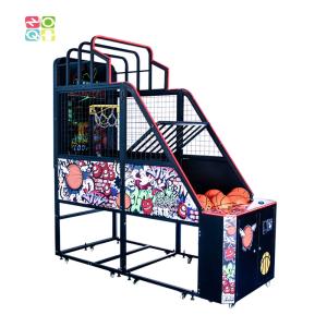 Quality Customized Basketball Hoop Arcade Machine Foldable With 55 Inch Video wholesale