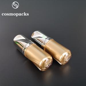 Quality 15ml 0.5oz Acrylic Gold Dropper Plastic Lotion Bottles For Essential Oil wholesale