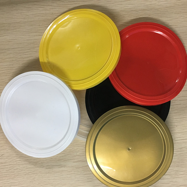 Easy Peel Off FDA Recyclable Aluminum Foil PE Plastic Lids