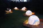 Luxury 16 Feet Diameter Glamping Dome Tent For Camping